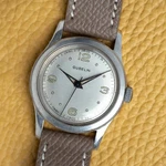 Vintage Gubelin 7011 17 Jewels Stainless Watch 31 Mm.. Fixed Price $650.00.