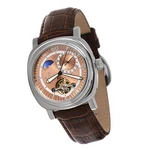 Jacot Lafayette Mens Automatic Mechanical Luxury Gt Dial Ss Watch New Leather. Fixed Price $149.99.