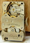 Vintage 1930 Elgin 488 7 Jewel Men's Wrist Watch Movement With Hands Crown. Fixed Price $39.00.