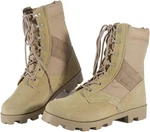Mens Tactical Khaki Jungle Hiking Leather Canvas Boots Panama Sole Military Army. Fixed Price $25.99.