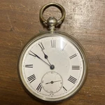 Antique David Perret & Fils Fine Silver Pocket Watch. Fixed Price $121.74.