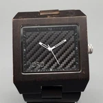 Jord Delmar Series Mens Watch 45MM Black Dial Wood Bracelet New Battery 7". Fixed Price $42.49.