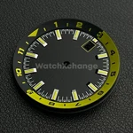 36.5MM Black & Yellow Watch Dial For Seiko NH35A Movement. Fixed Price $26.64.