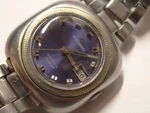 Rare S/s Movado Queenmatic SURF210 27MM Auto Date Watch W/ Zenith 1724C. Fixed Price $740.00.