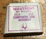 Bulova Accutron 2210 #712 Component Coil Assembly Part Untested Nos Sealed. Fixed Price $19.99.