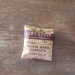 Genuine Longines Sealed Watch Part #4 Fourth Wheel Complete For Model 10L. Fixed Price $20.59.