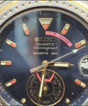 Rare Seiko Sports 150 Dancing Hands 6M25-6039 Wr Quartz Chronograph. Fixed Price $300.00.