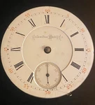 Antique Columbus Watch Pocket Movement 18S Adj Safety Dial 213215. Fixed Price $63.00.