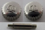 Tissot Watch Part Stainless Steel Crown 6.4 Millimeters + Extension 1.2 - 0.9 Mm. Fixed Price $28.00.