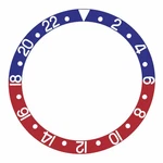 Pepsi Bezel Insert Aluminum For Rolex Gmt 16750-6 16753 Blue/red Tq. Fixed Price $24.95.