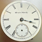 * 1883 Hamden Springfield 11J Hc Ls Pocket Watch Movement Parts Repair Q39. Fixed Price $29.99.
