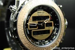 Mens Invicta Reserve Subaqua Specialty Go;ld Ana/digi Swiss Made Watch New. Fixed Price $499.00.