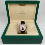 Rolex Cellini Moonphase 50535 18K Rose Gold White Dial Mens Automatic Watch. Fixed Price $25999.00.