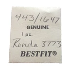 Ronda 3772 Set Lever (1) W/axle Watch Part #443/1647. Fixed Price $12.95.