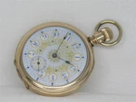 Waltham 1872 Model Non-magnetic W/ Fancy Gold Foil Dial Pocket Watch, Running!. Fixed Price $795.00.