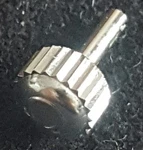 Omega Water Resistant Crown, Steel, Part Number 43224. Fixed Price $39.88.