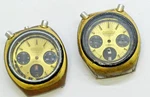 Lot 2 Citizen Bullhead 4-901193K Chrono Automatic Mens Watch For Parts Repair. Fixed Price $380.00.
