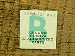 Genuine Bulova 1352.10 Date Setting Lever Spring 592 Watch Part New Old Stock. Fixed Price $29.99.