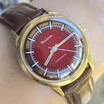 Vintage Bulova Clipper "bd" Men's Automatic Watch Two-tone Dial 1970. Fixed Price $499.00.