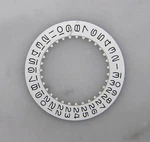 Genuine Rolex 3135 3175 3185 Open 6 & 9 White Date Watch Indicator Wheel Disc. Fixed Price $200.00.
