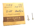 Wittnauer 10S Watch Hands Gold Baton Part #118G Longines. Fixed Price $15.95.