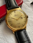 Vintage Very Rare Men Wrist Watch Laco Automatic Duromat 1172 Gold Palted 25 Jew. Fixed Price $166.99.