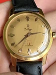 Rare Delbana Waterproof 21 Jewels Incabloc Swiss Made Perfect Conditions. Fixed Price $459.00.