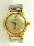 1956 Omega 14K Gf Automatic Seamaster Watch With 344 Bumper Movement Model F6249. Fixed Price $1199.00.