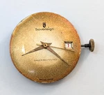 Vintage Sovereign Shock Protected Calendar Mens 27MM Watch Movement Parts Repair. Fixed Price $18.00.