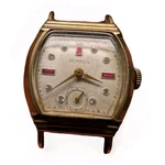 Vintage-benrus-art DECO-10K Rgp-jeweled DIAL-7J-MENS Watch 4 Repair/parts. Fixed Price $49.95.