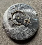 1907 Waltham Ps Bartlett 18S 17J Adjusted Pocket Watch Movement & Dial. Fixed Price $36.00.