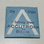 Bulova Accutron Setting Stem 214 #176H Watchmaker Replacement Part #268. Fixed Price $15.87.