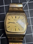 Seiko 8123-5089 Japan Vyg Tv Case Quartz Men's Date Watch Z1080 Gold Tone. Fixed Price $112.50.