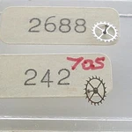 Eta 2640, 2688, 3 New, Original Escape Wheels #705. Hemmungsrad. Fixed Price $27.00.