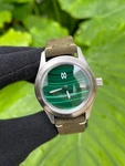 Watch Mod WM002 Malachite Stone Dial 39MM NH35 Automatic. Fixed Price $499.99.