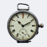 Vintage Silver Borgel Cased Longines Military Trench Men's Watch Cal 12.92. Fixed Price $553.12.