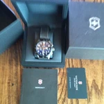 Victorinox Swiss Army Airboss Mach 6 Automatic Watch 241188 Eta 7753 Timepiece. Fixed Price $1275.00.