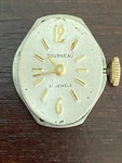 Vintage Ladies Tourneau Wrist Watch Movement, Cal. Ut 231A, Keeping Time, 21J. Fixed Price $50.00.
