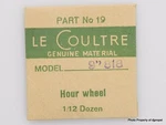 Jaeger Lecoultre Hour Wheel Cal. 818 Part #250 Ht. 1.25. Fixed Price $99.95.