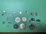 Vintage Bulova Bzac And Movements Dials. Fixed Price $40.00.
