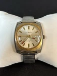 Vintage Helbros Men Watch Automatic Day Date 21 Jewels 35 Mm Gold Tone. Fixed Price $63.99.