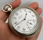 Antique Big Longines Pocket Watch Trade Mark Cal 21.54. Fixed Price $300.00.