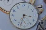 Vintage 1918 Elgin Grade 303 12S 7J Pocket Watch MOVEMENT--4 Parts. Fixed Price $33.52.