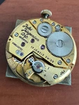 Vintage Men's Jules Jurgensen Wrist Watch Movement Cal. As 1525 / 1526 Running. Fixed Price $80.00.