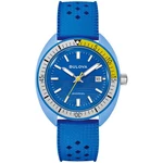 Bulova Men's Snorkel Blue Tang Fish Dial Watch - 98B445. Fixed Price $244.21.