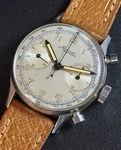 Mercure By Minerva Chronograph Cal. Watch 52 - Vintage 1950S. Fixed Price $2914.75.
