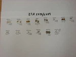 Eta 2779, 2789 Wristwatch Parts, Calendar & Wheels 227,255,242,2573,2555++. Fixed Price $44.00.