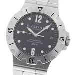 Bvlgari Diagono Scuba SD38S Date Black Dial Automatic Men's Watch 957378. Fixed Price $924.80.