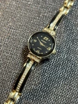 Gruen Women Dress Watch Black/gold Tone Ladies Untested For Parts Repair. Fixed Price $23.99.