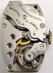 Vintage Mt. Vernon Watch Co. 15 Jewel Movement Running. Fixed Price $30.00.